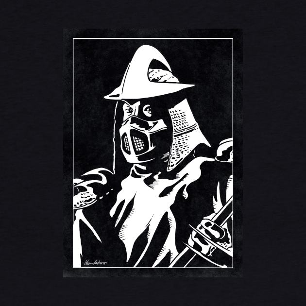 SHREDDER (Black and White) by Famous Weirdos